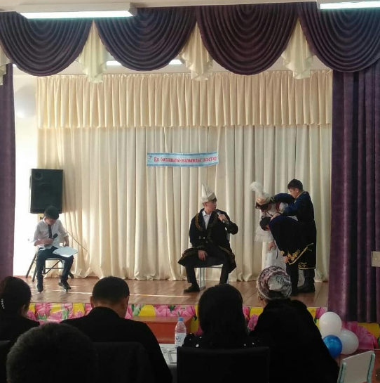 #1 ЖББМ базасында Темірбек Қожакеев атындағы №39 ЖББМГ «Ойпырмай» командасы «Мәңгілік Ел» тәрбие және білім беру орталығының ұйымдастыруымен өткізілген «Ел болашағы-жалынды жастар» атты аудандық (КТА) ойыны