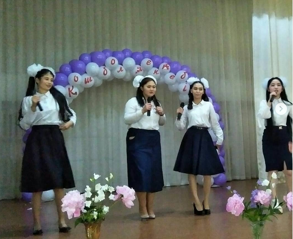 "Қош бол, мектебім" атты әдеби-сазды мерекелік іс-шарасы өткізілді.