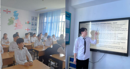 "Менің болашақ мамандығым", "Мен және менің болашақ кәсібім", "Менің таңдауым – менің болашағым" тақырыптарында сынып сағаттары өткізілді.