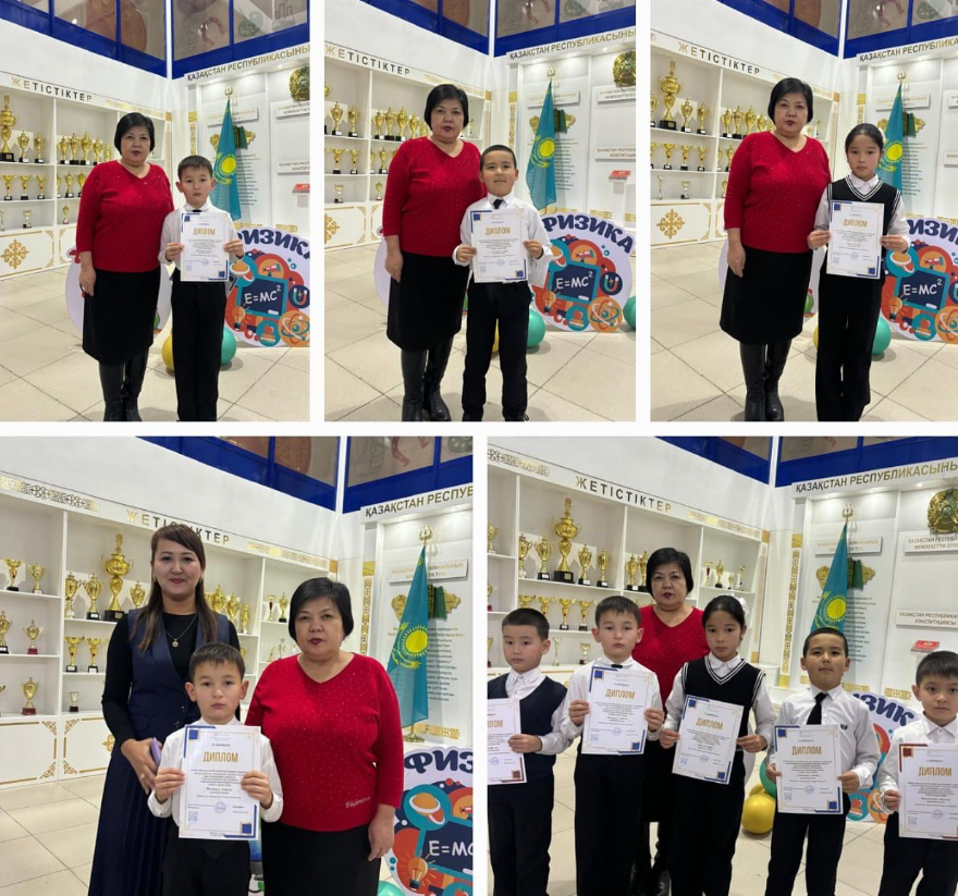 “Білім айнасы” ғылыми-танымдық басылымның редакциясы ұйымдастырған жас суретшілерге арналған “Бояулар құпиясы:Қыс қызығы” тақырыбында өткен конкурсқа қатысып Ахметжан Алдияр, Беделхан Дана ІІ дәрежелі дипломдармен марапатталды.